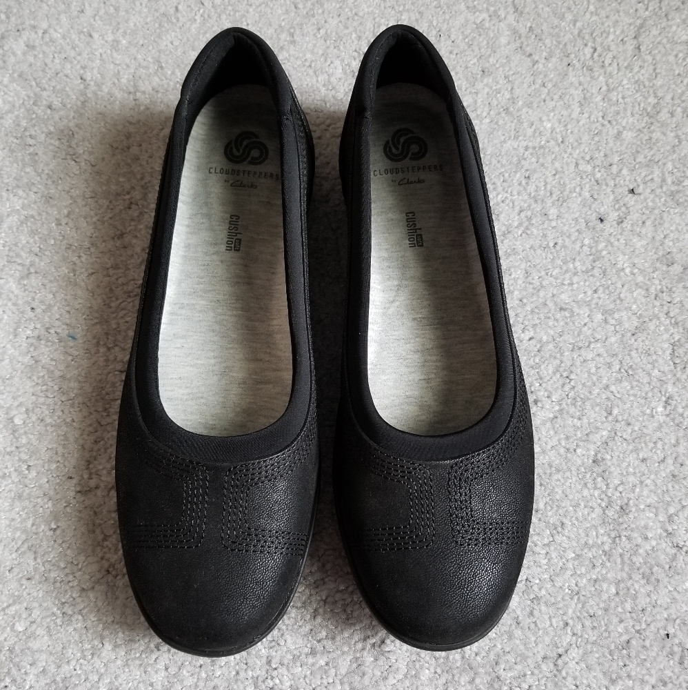 Cloudsteppers By Clarks Womens Black Platform Sli… - image 6